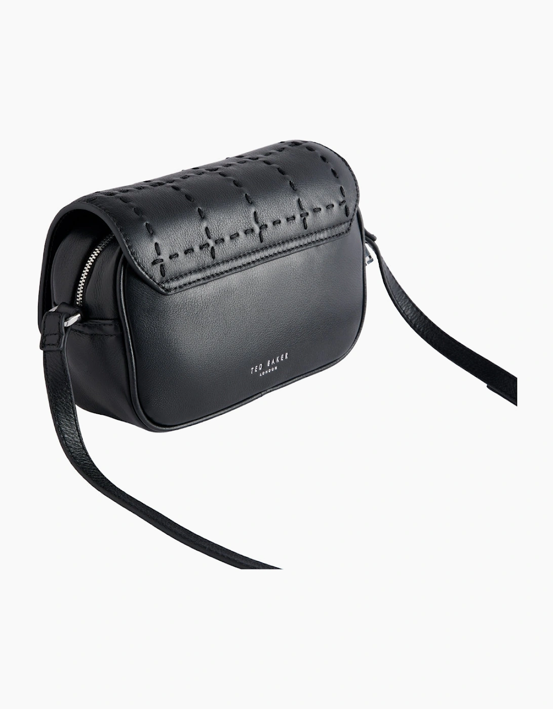 Ted Bake Stalina Stitch Detail Black Camera Bag