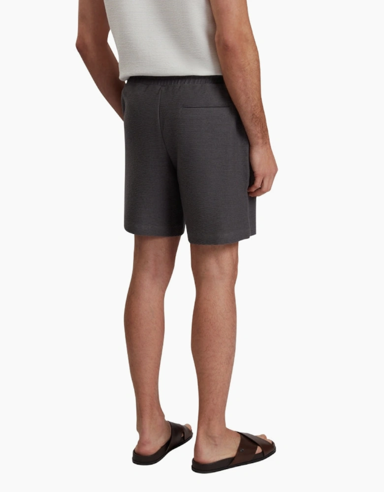 Ted Baker Ladislo Regular Cotton Grey Drawstring Shorts