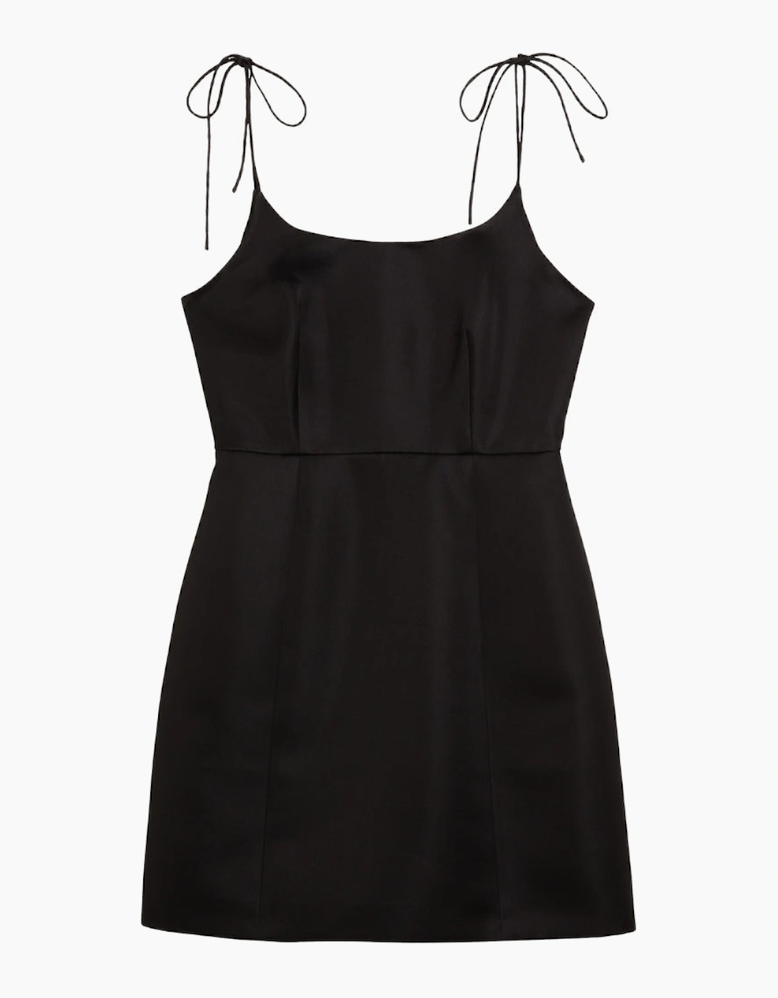 Ted Baker Kavala Tie Strap Bodice Waist Black Mini Dress
