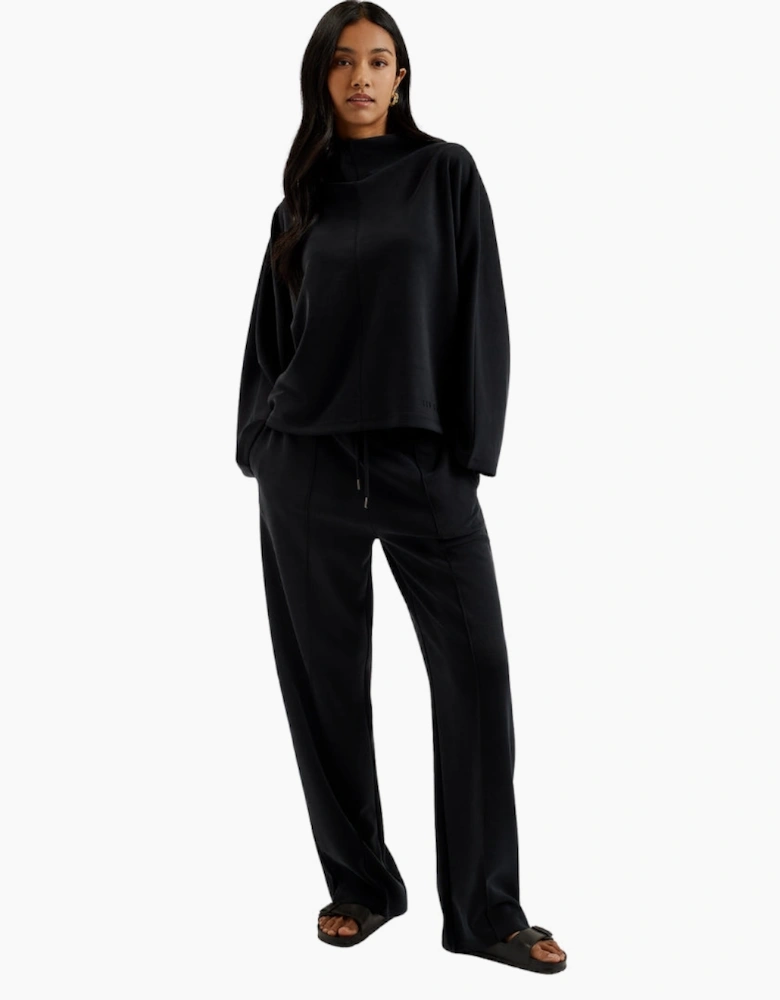 Ted Baker Kenseyy Cupro Funnel Neck Black Sweater