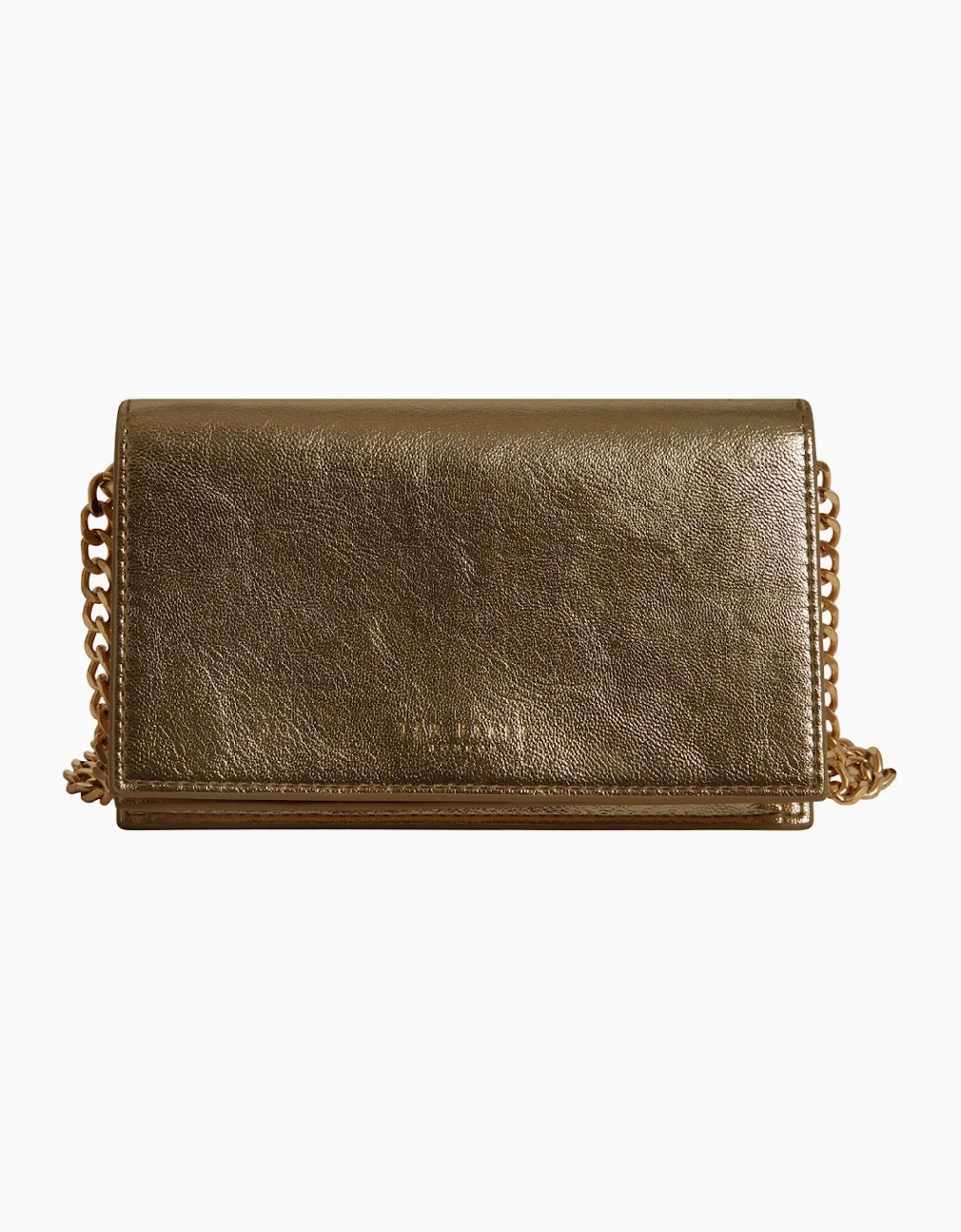 Ted Baker Crossbody Gold Flapover Bag