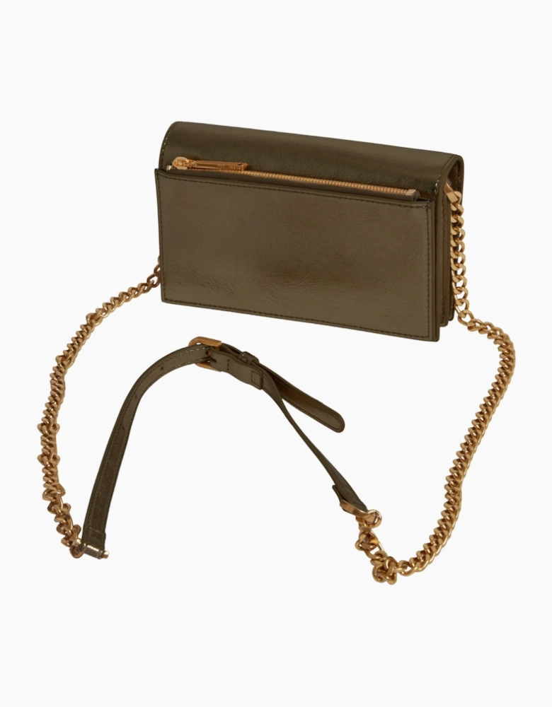 Ted Baker Crossbody Gold Flapover Bag