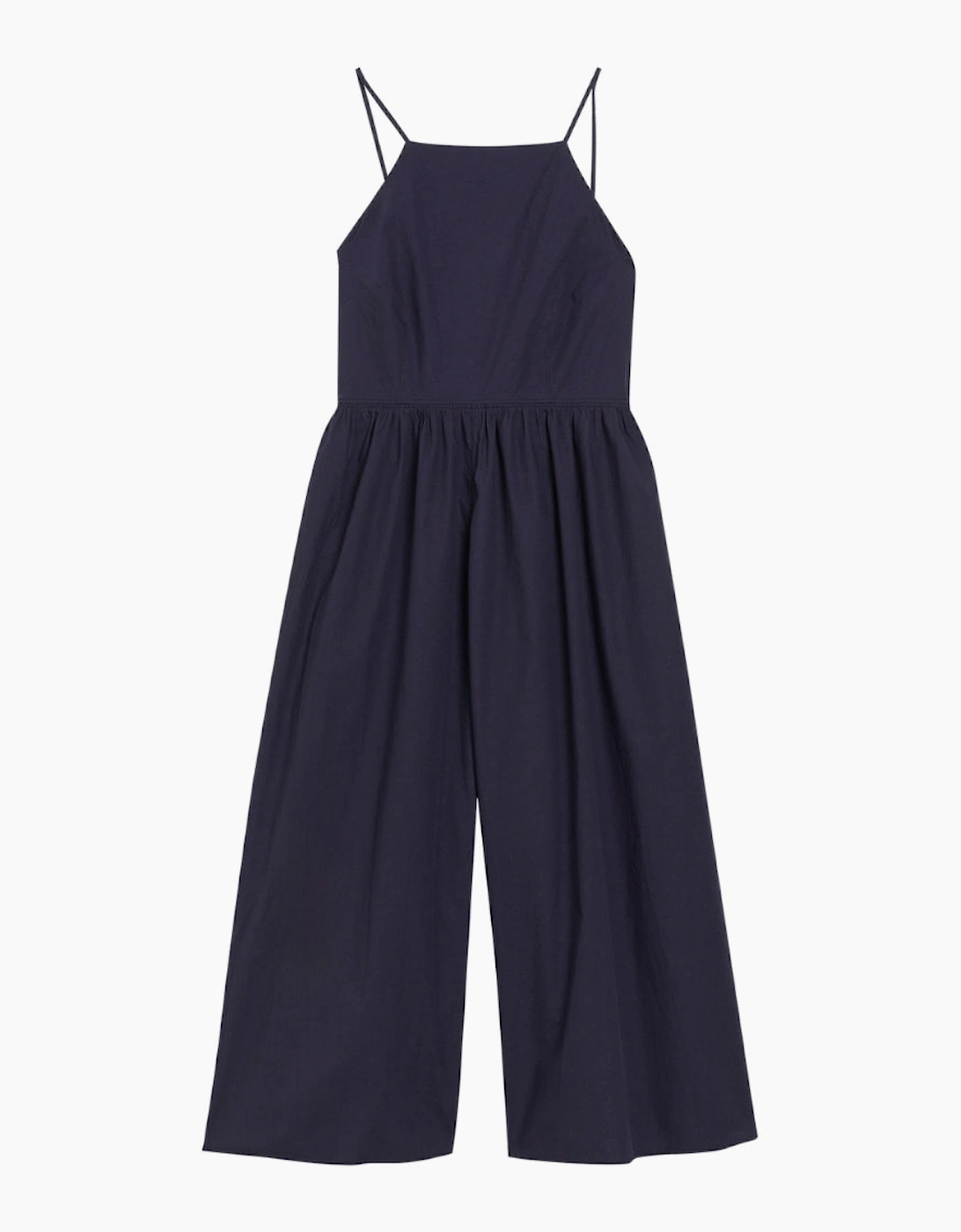 Ted Baker Eze Squared Neck Strappy cross over Dark Blue Jumpsuit
