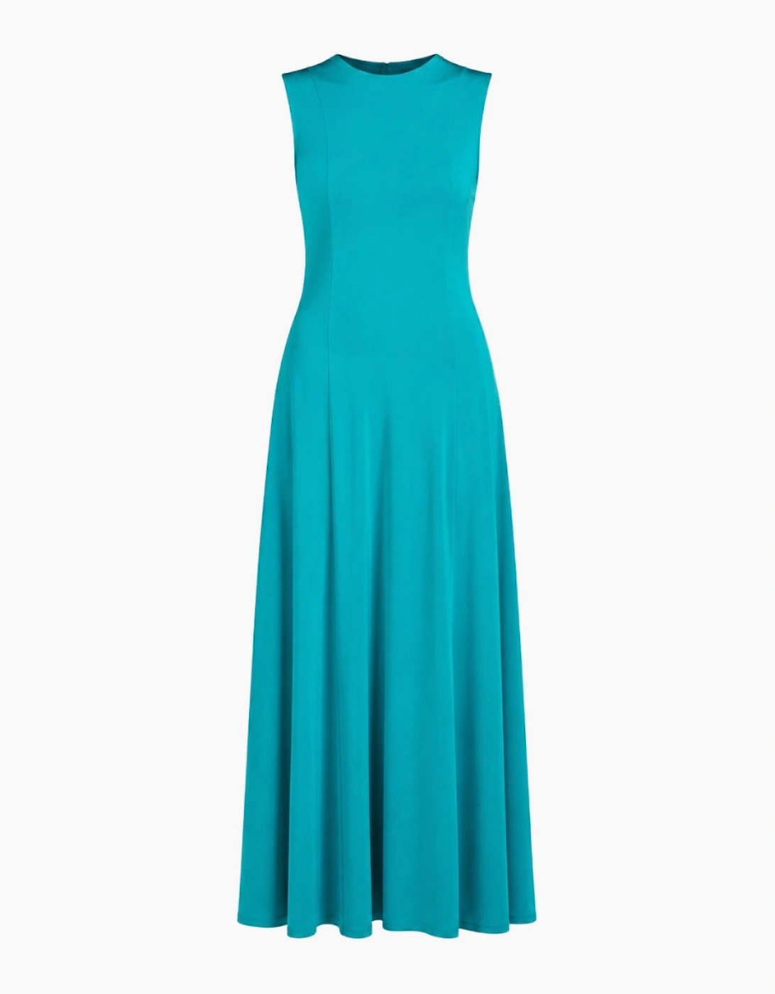 Women's Ted Baker Mielaa Slinky Jersey Racer Midi Bright Green Dress - Blue - Size: 14