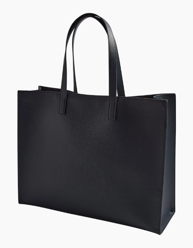 Ted Baker Tweekon Tweed Extra Large Navy Icon Bag