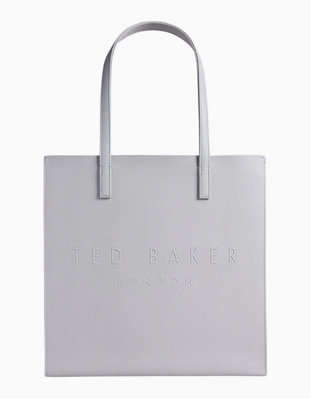 Ted Baker Crosshatch Large Icon Light Grey Bag