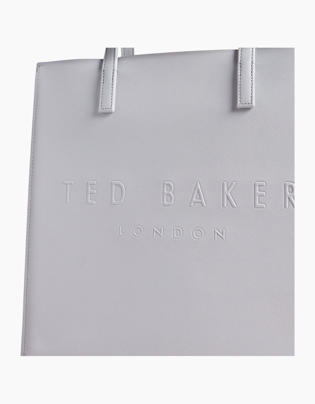 Ted Baker Crosshatch Large Icon Light Grey Bag