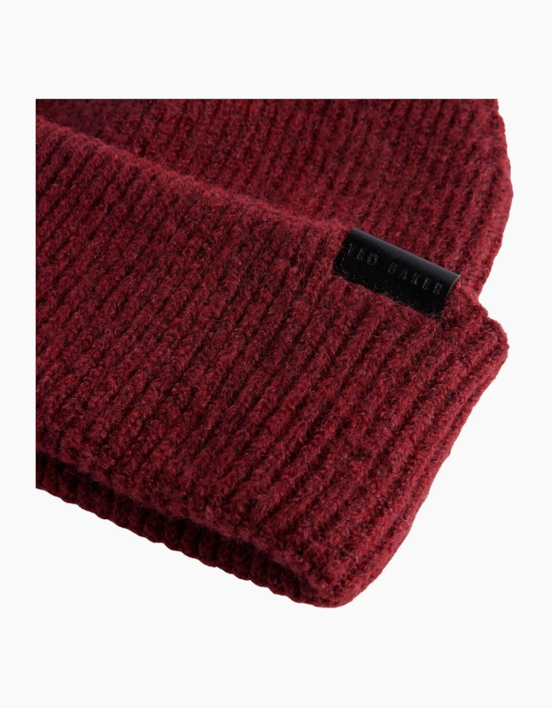 Ted Baker Alliie Oxblood Beanie Hat