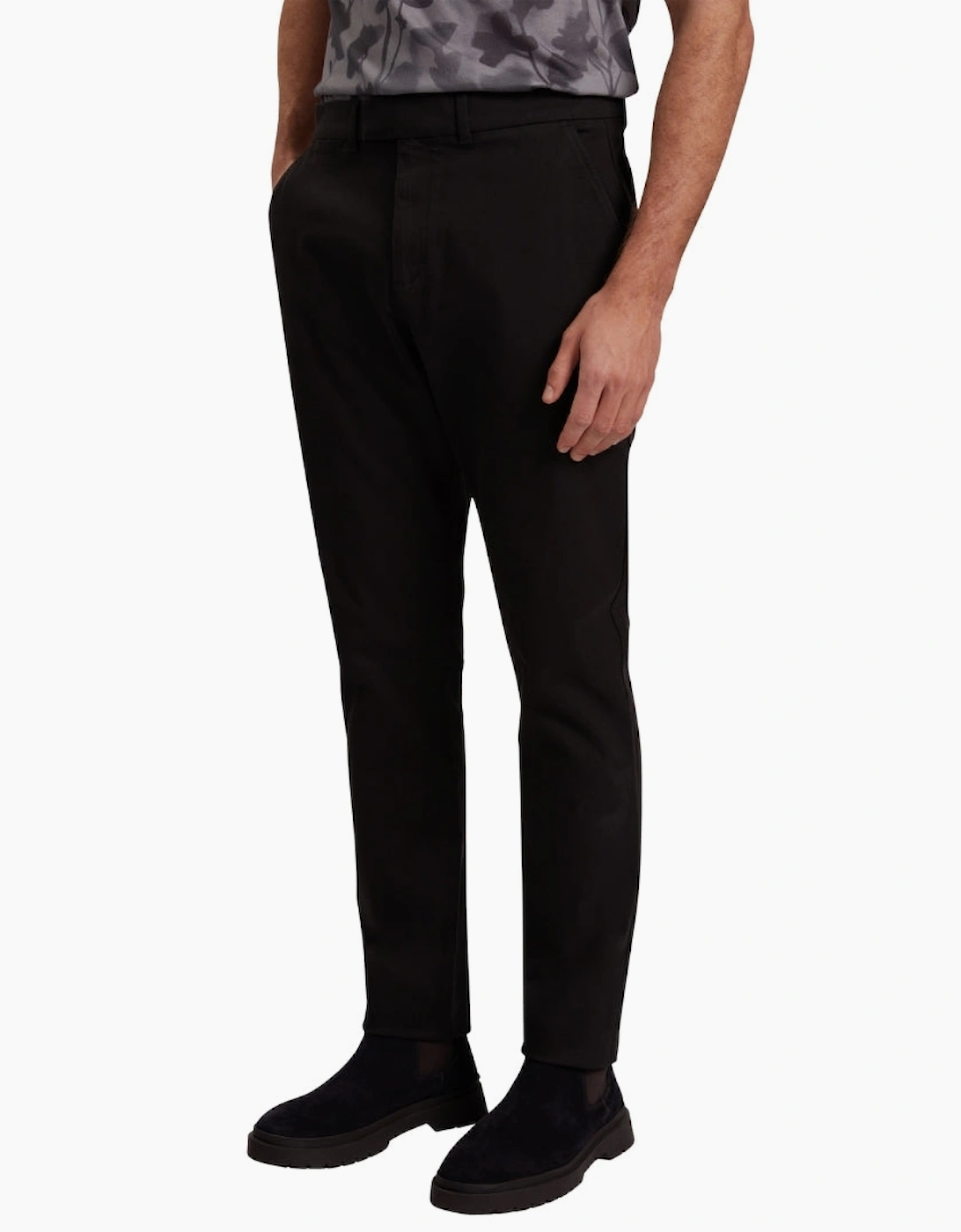 Ted Baker Batford Slim Fit Black Core Chino
