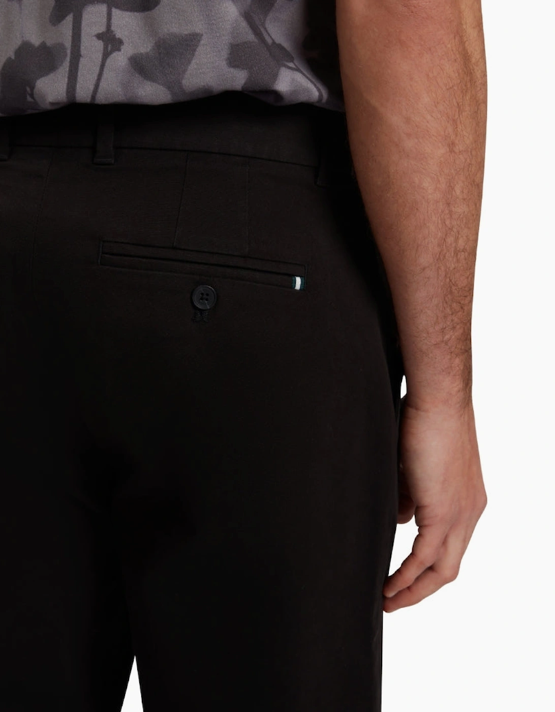 Ted Baker Batford Slim Fit Black Core Chino