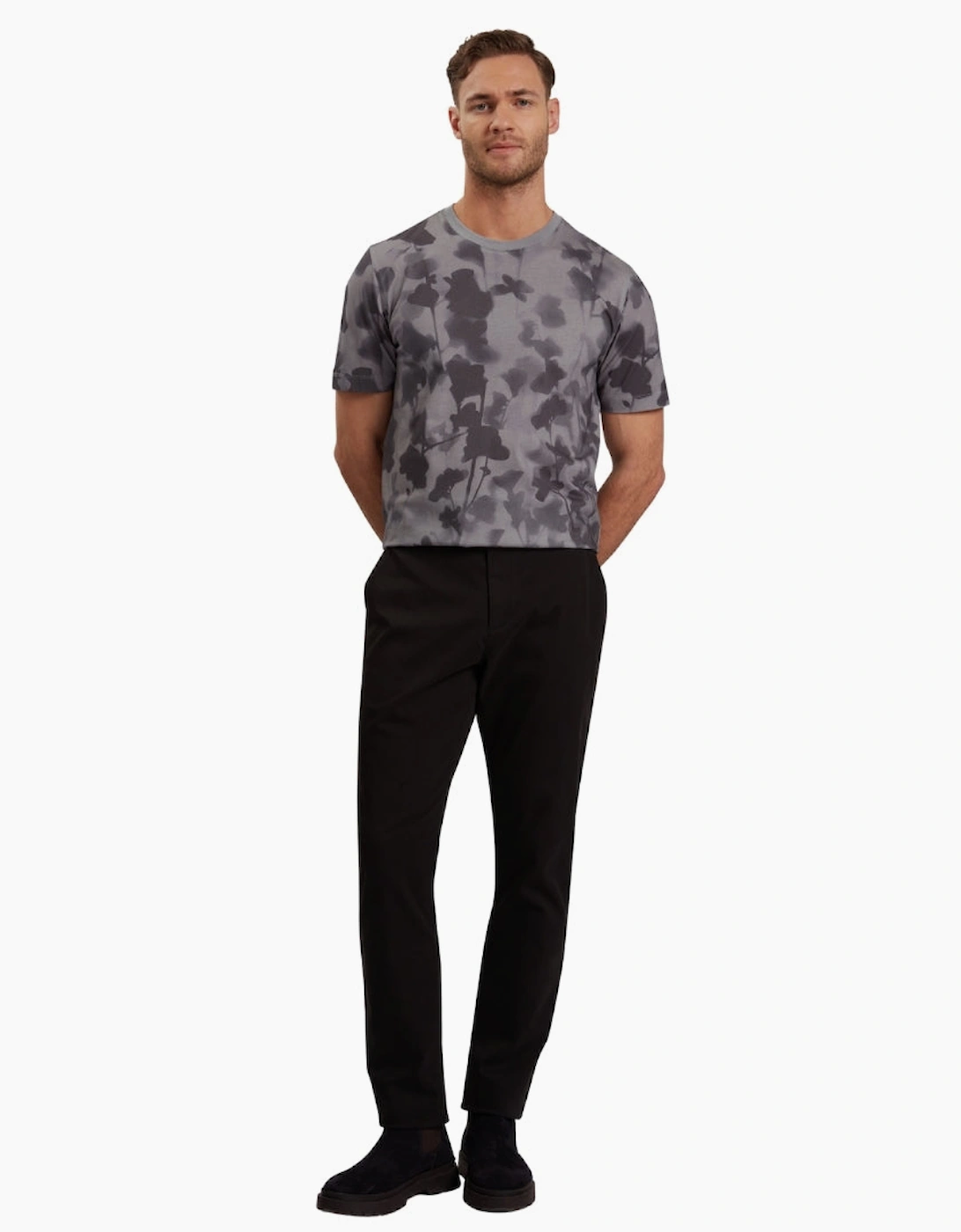 Ted Baker Batford Slim Fit Black Core Chino
