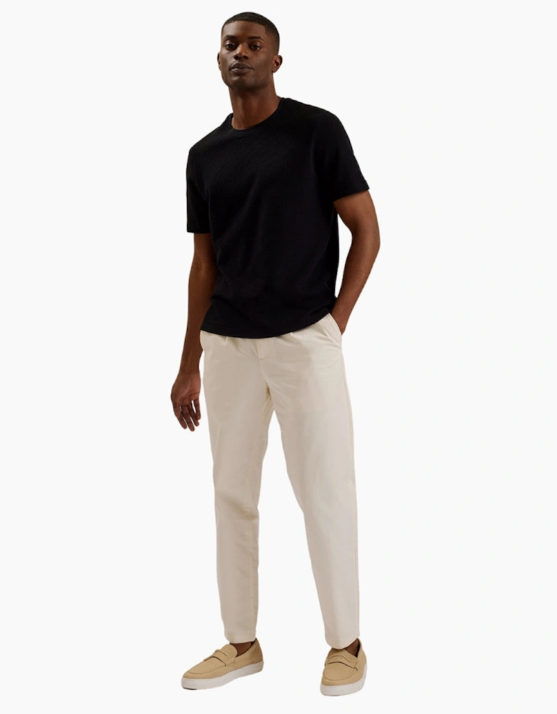 Ted Baker Curlys Regular Textured Black T-Shirt