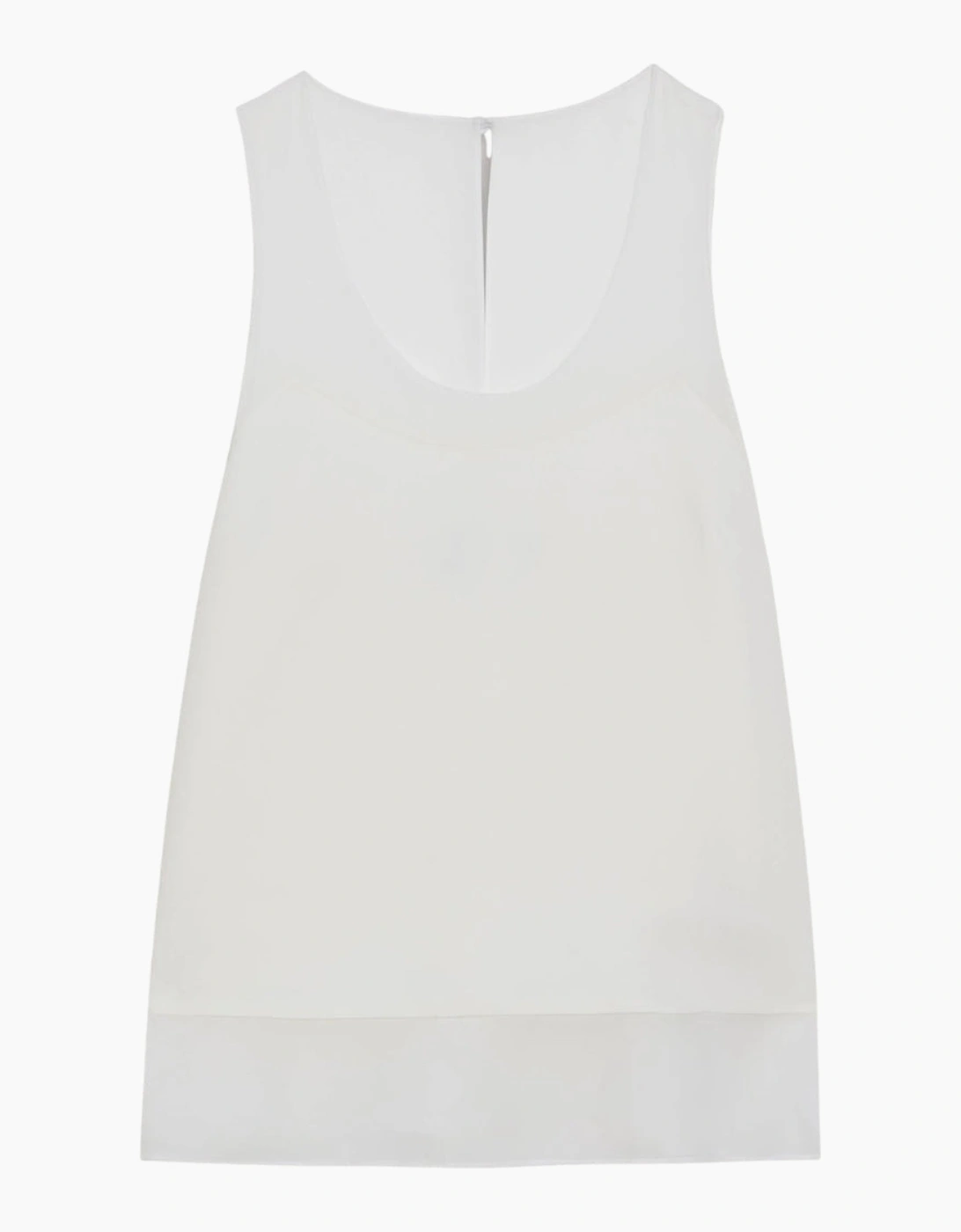 Ted Baker Tilama Ivory Tank Top with Racer Back