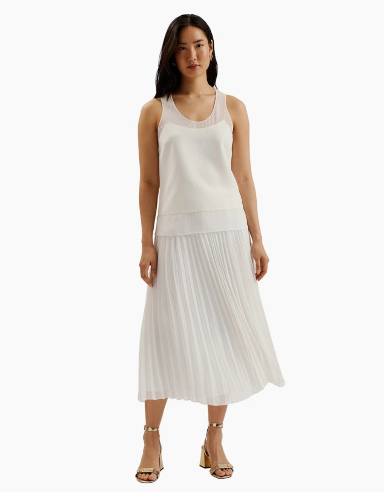 Ted Baker Tilama Ivory Tank Top with Racer Back