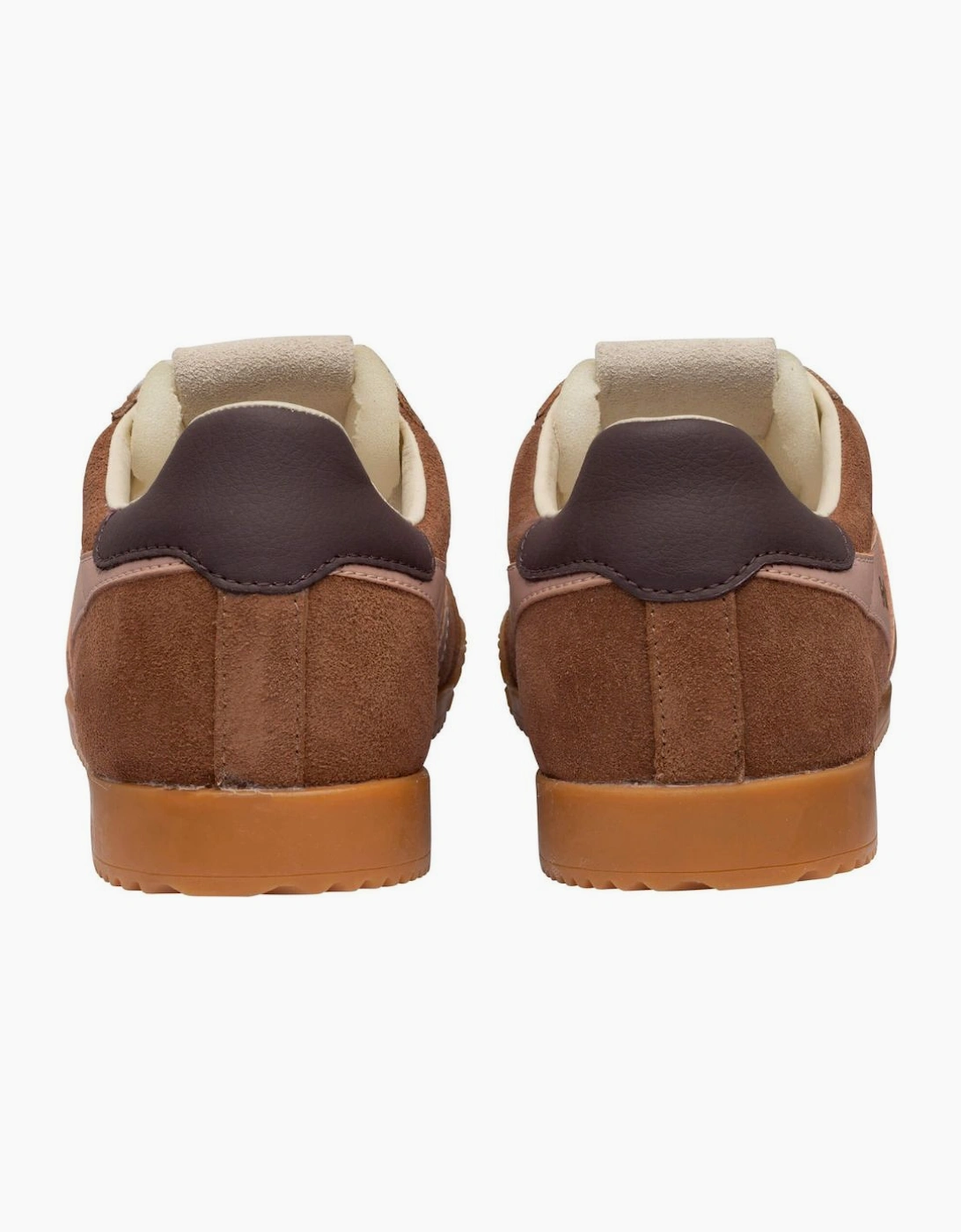 Gola Classics Women's Elan Trainers Umber/Pearl Pink/Cocoa