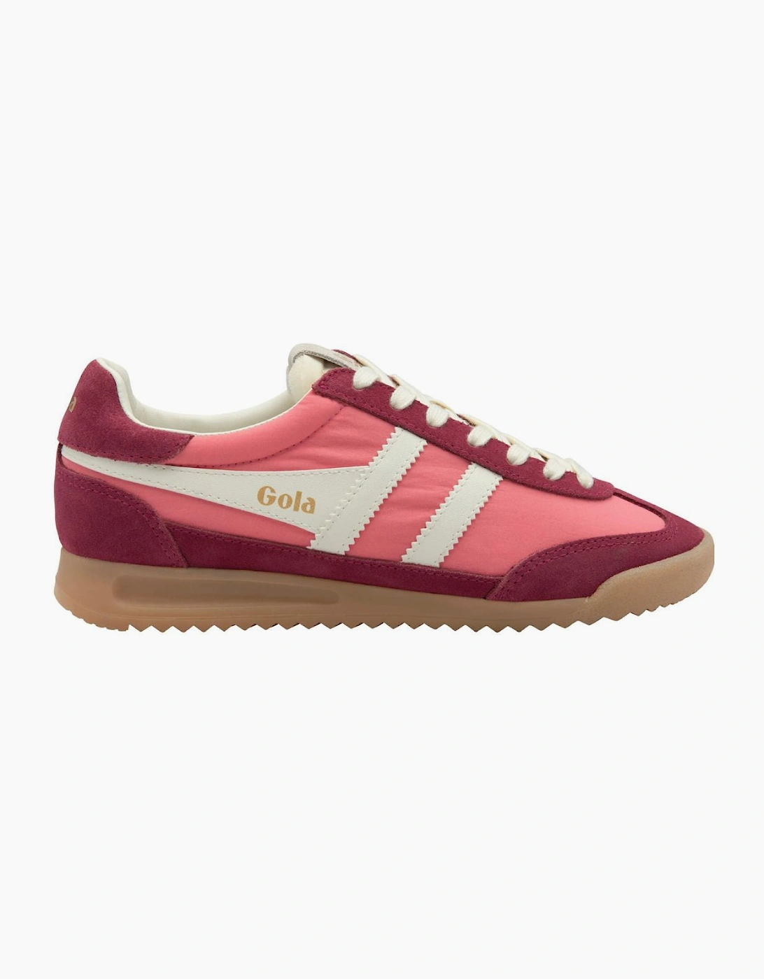 Gola Womens Firefly Trainer-Bubblegum/Cerise/Off White