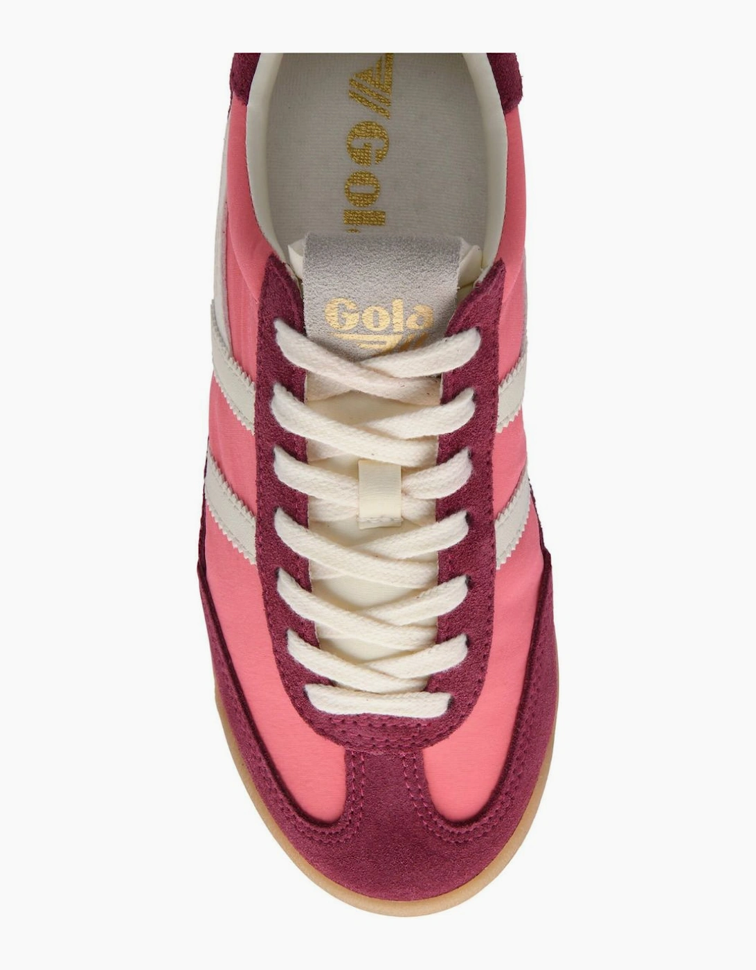 Gola Womens Firefly Trainer-Bubblegum/Cerise/Off White