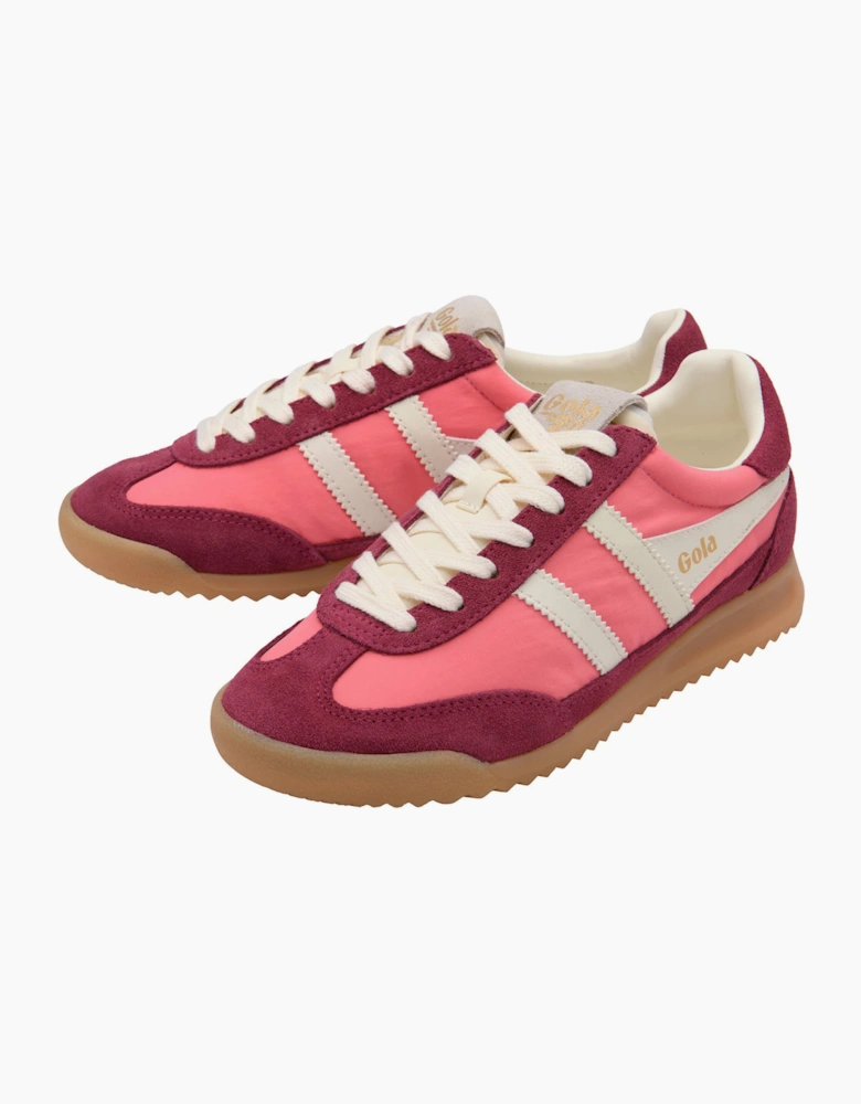 Gola Womens Firefly Trainer-Bubblegum/Cerise/Off White