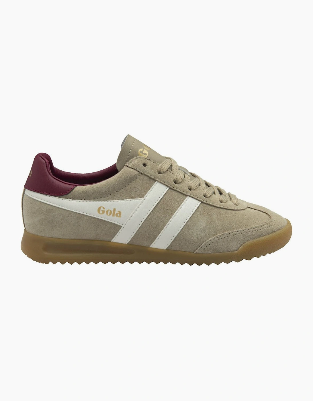 Gola Womens Torpedo Trainer-Bone/Off White/Cerise