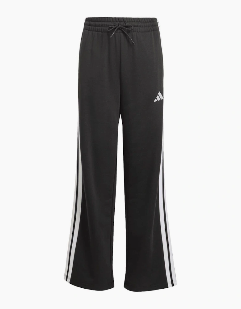 Wide Leg Three Stripes Track Joggers