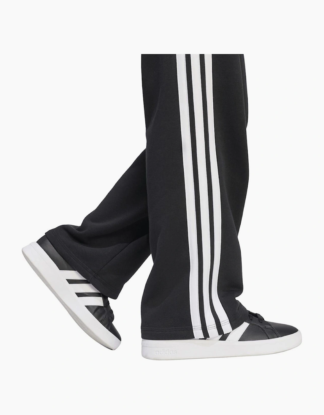 Wide Leg Three Stripes Track Joggers