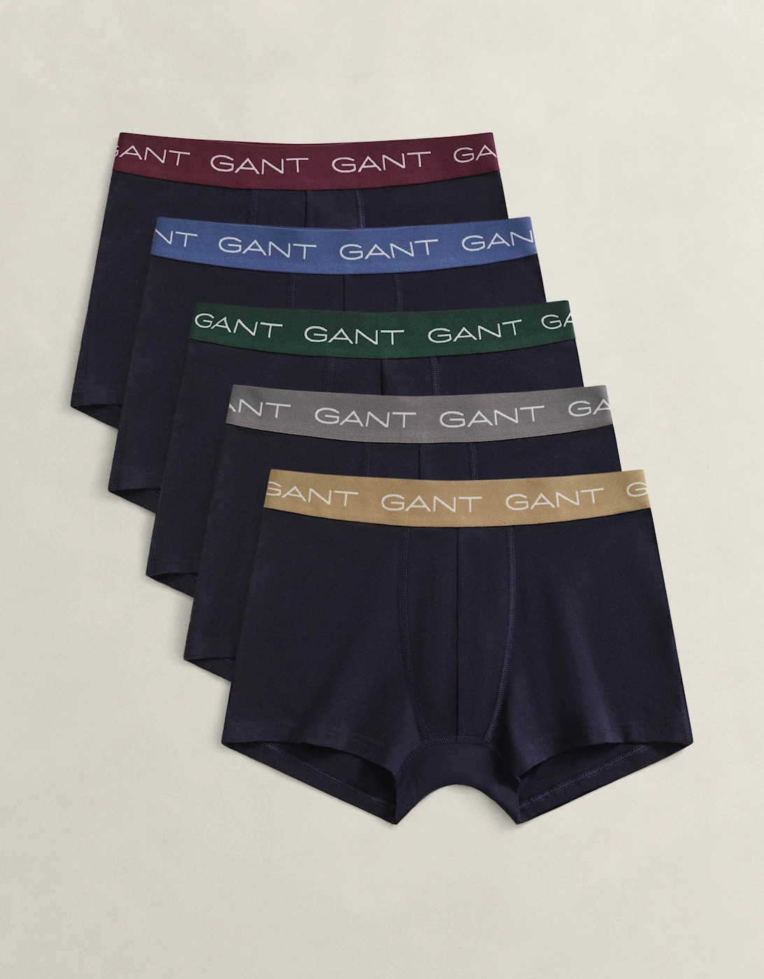 GANT Mens Trunk 5-Pack - 433 Evening Blue