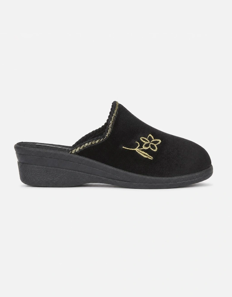 Jo & Joe HELEN Womens Mule Slippers Black
