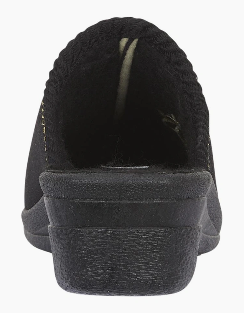 Jo & Joe HELEN Womens Mule Slippers Black