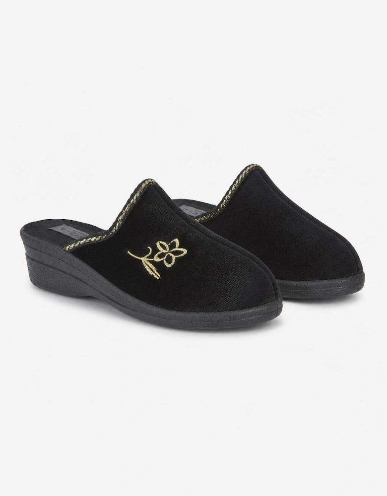 Jo & Joe HELEN Womens Mule Slippers Black