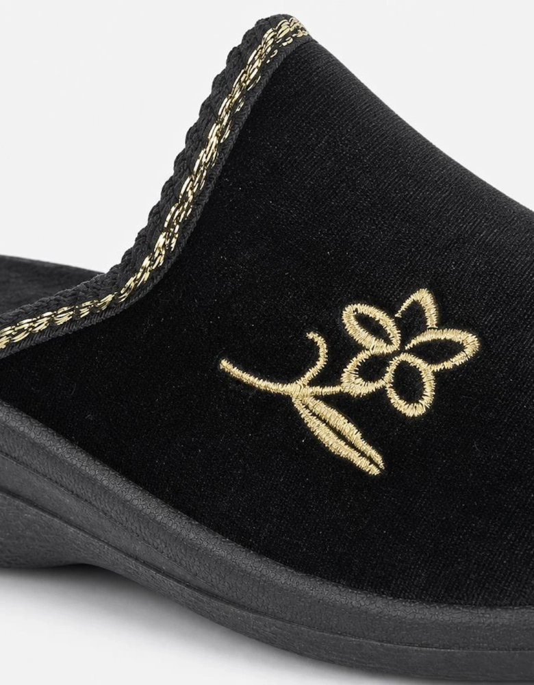 Jo & Joe HELEN Womens Mule Slippers Black