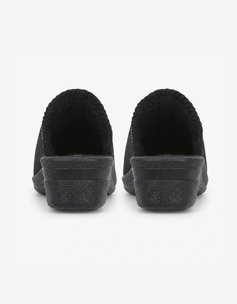 Jo & Joe HELEN Womens Mule Slippers Black