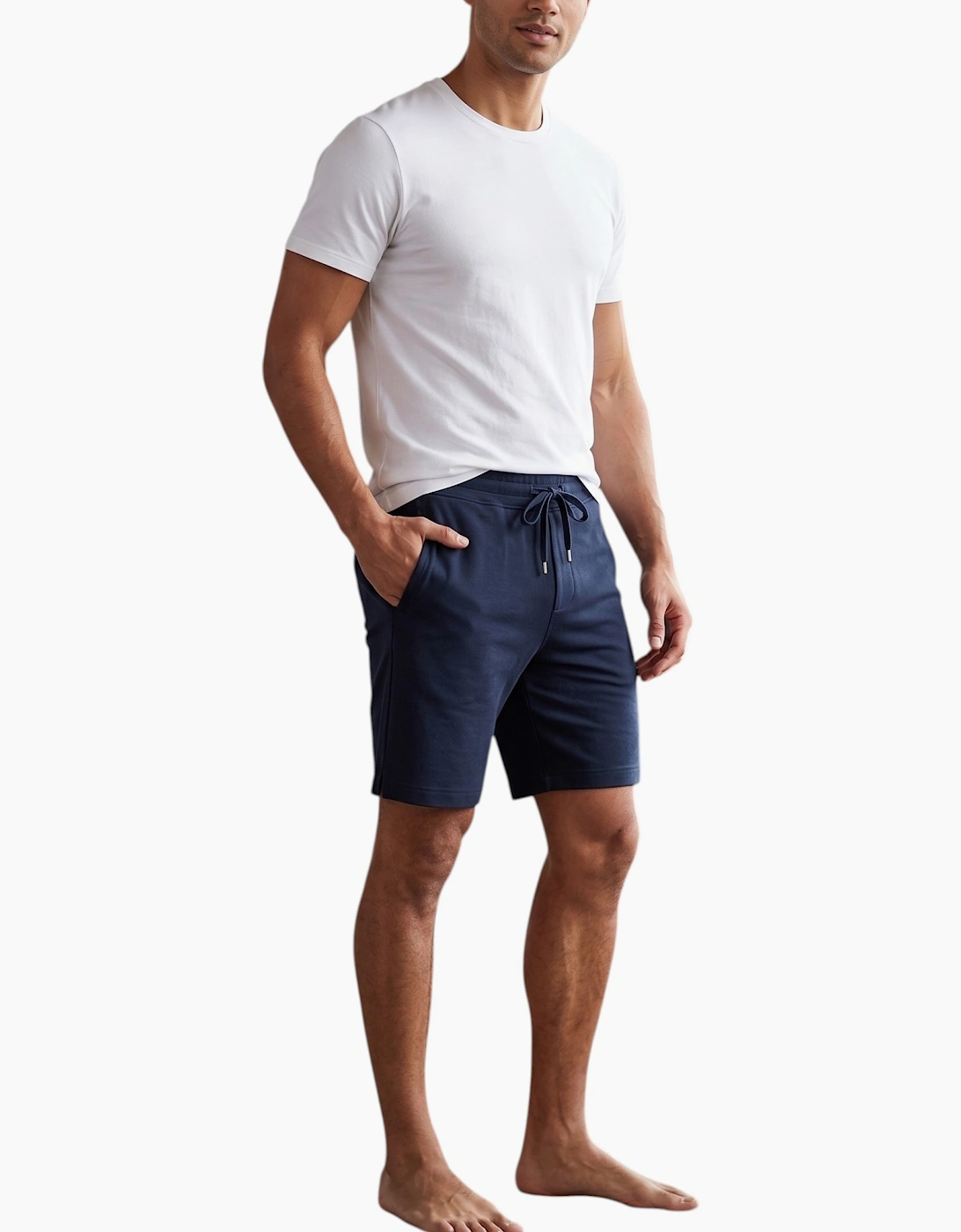 Tommy Hilfiger Men's TOMMY Hilfiger Mens Shorts Cotton Summer Half Pant - Black