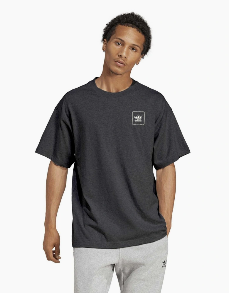 Adi Starter Short Sleeve Cotton Graphic Oversized Fit T-Shirt