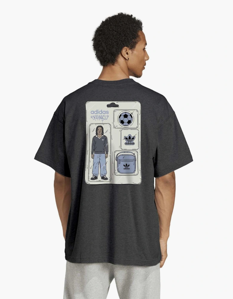 Adi Starter Short Sleeve Cotton Graphic Oversized Fit T-Shirt
