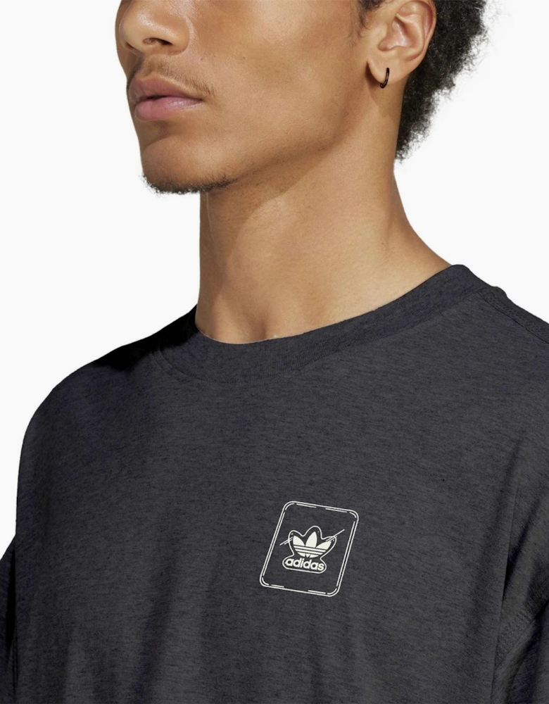 Adi Starter Short Sleeve Cotton Graphic Oversized Fit T-Shirt