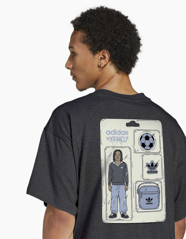 Adi Starter Short Sleeve Cotton Graphic Oversized Fit T-Shirt