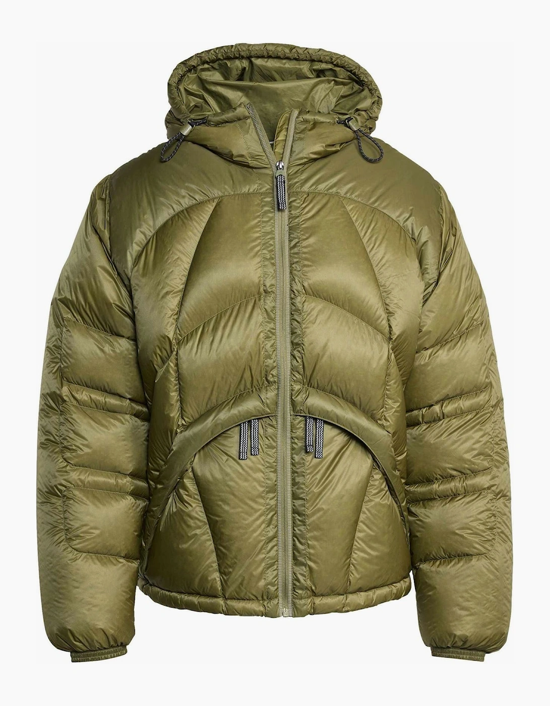 Eqt Full Zip Hooded Short Puffer Jacket