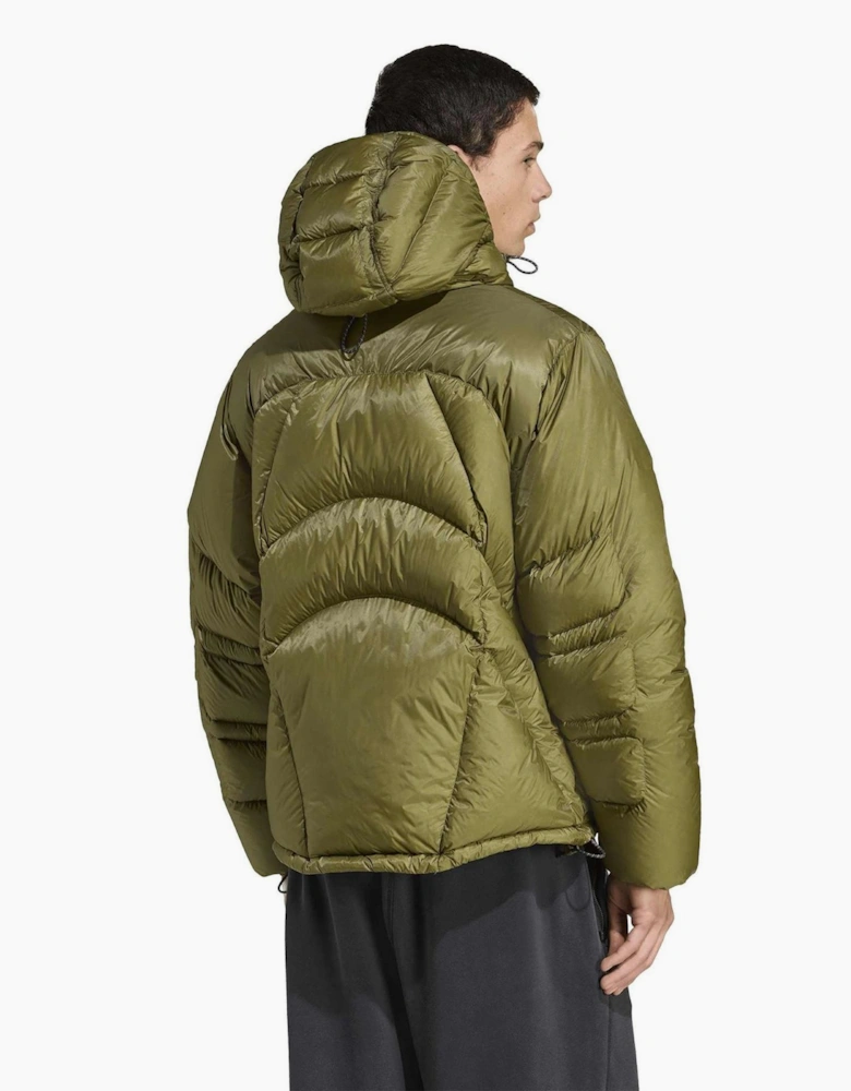Eqt Full Zip Hooded Short Puffer Jacket