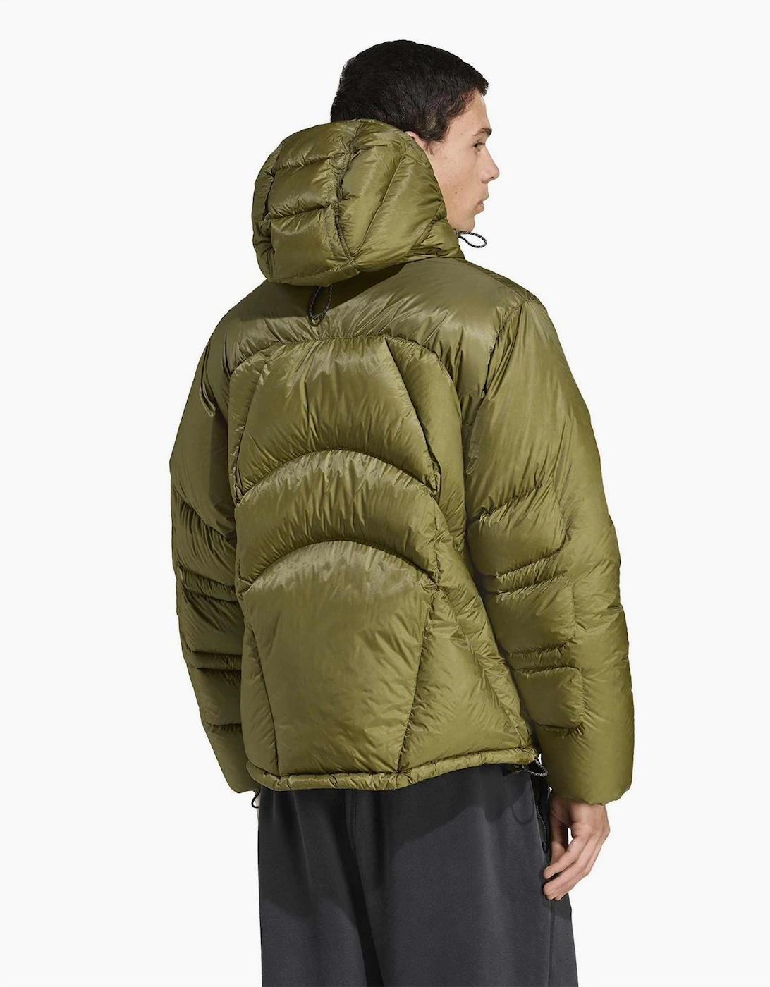 Eqt Full Zip Hooded Short Puffer Jacket
