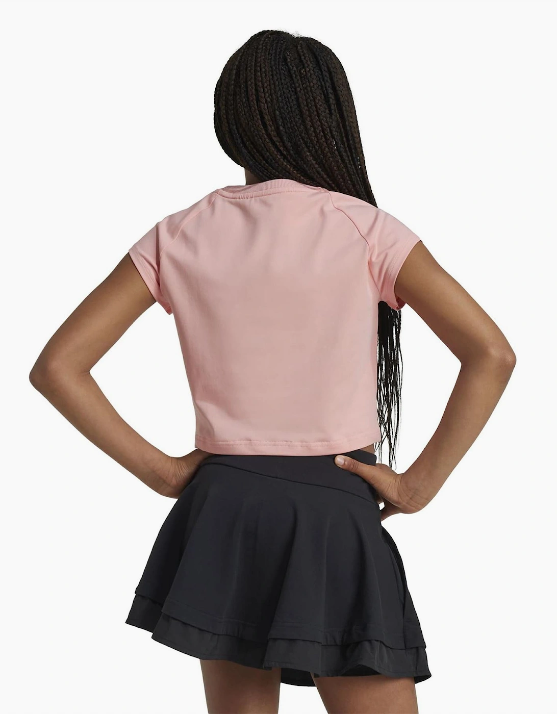 Jam Cotton Short Sleeve Cropped Slim Fit T-Shirt