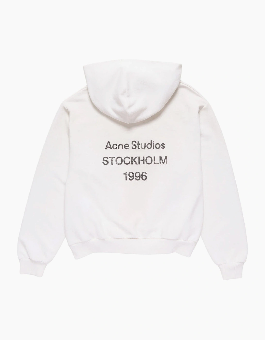 Acne Studios Stockholm Logo Hoodie in White