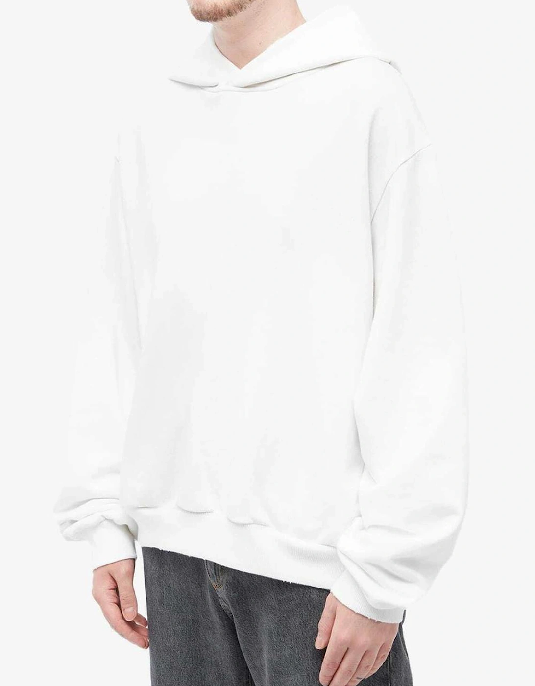 Acne Studios Stockholm Logo Hoodie in White