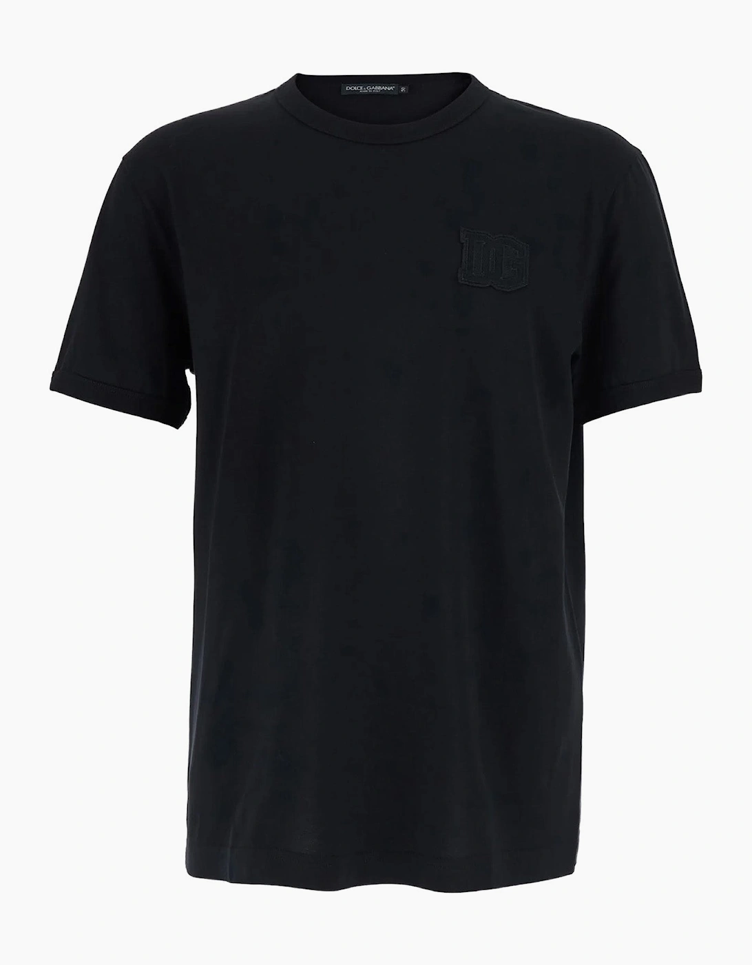 Dolce & Gabbana Logo Patch T-Shirt in Black