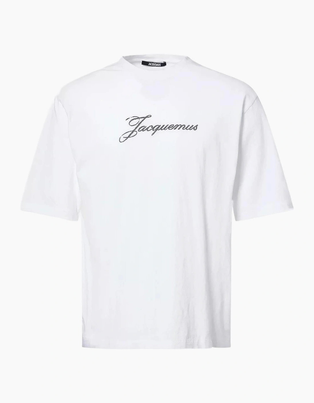 Jacquemus Signature Logo T-Shirt in White