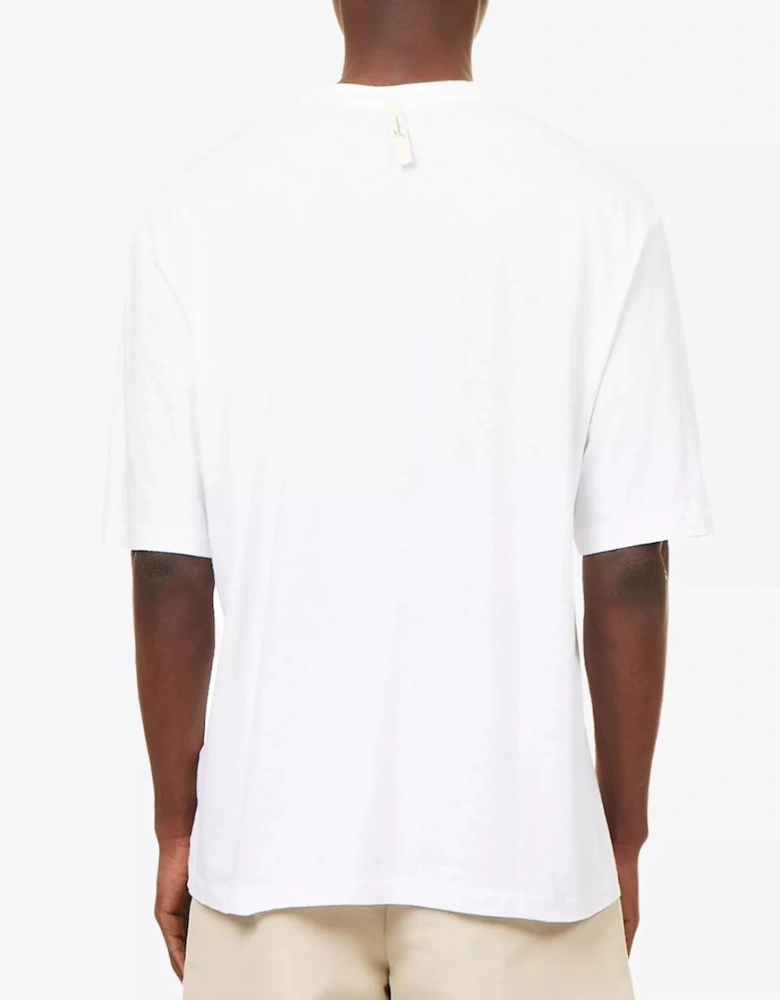 Jacquemus Signature Logo T-Shirt in White