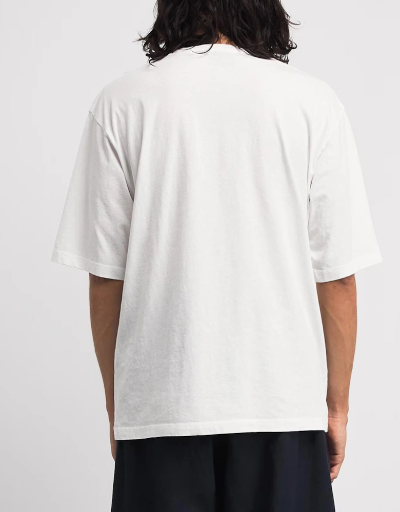 Jacquemus Crochet Logo T-Shirt in White