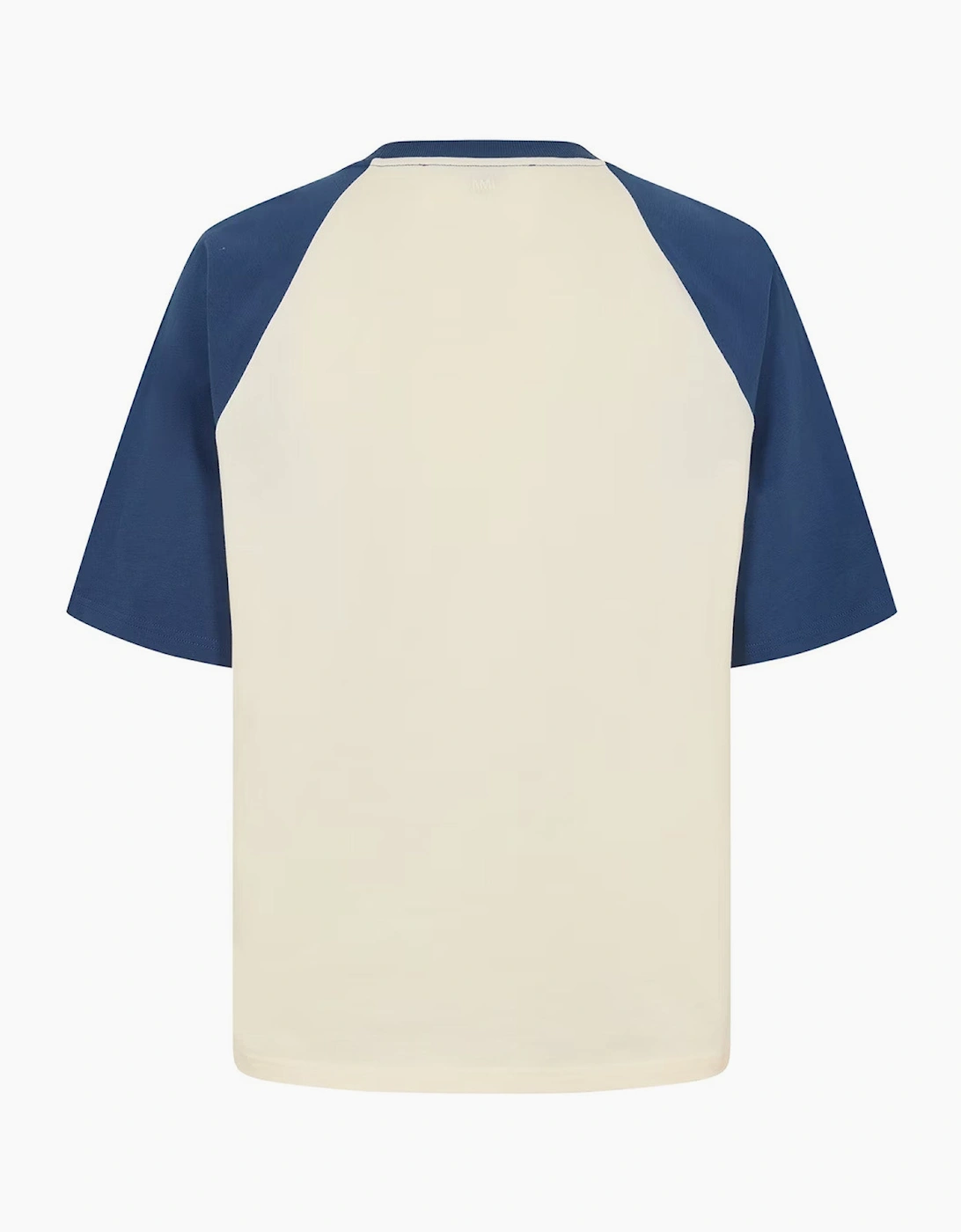 Ami Paris Crochet ADC T-Shirt in Cream
