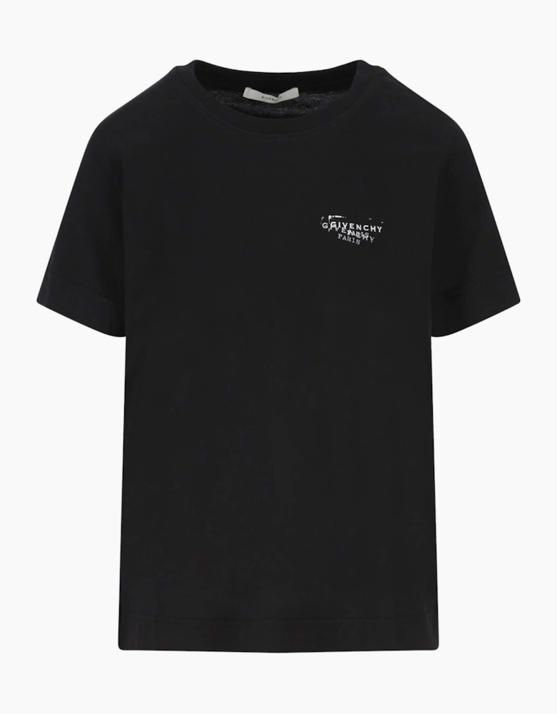 Givenchy Multi Stamp Logo T-Shirt in Black
