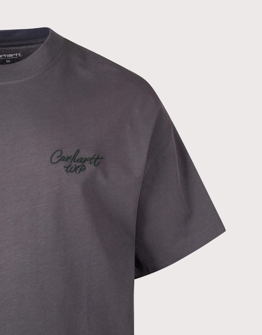 Boxy Loose Fit Signature Script T-Shirt