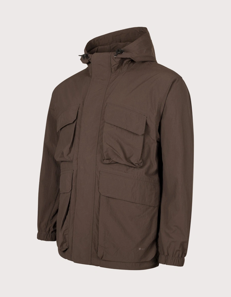 Regular Fit Nylon Double Rip Jacket